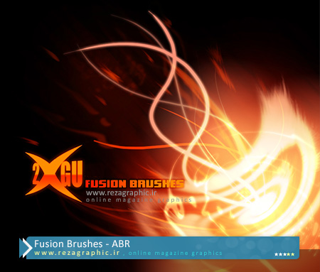 مجموعه براش جوش برای فتوشاپ - Fusion Brushes | رضاگرافیک